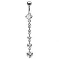 thumbnail image 3 of Belly Button Ring Updated S Urgical Steel Belly Button Rings With Properly, 3 of 9