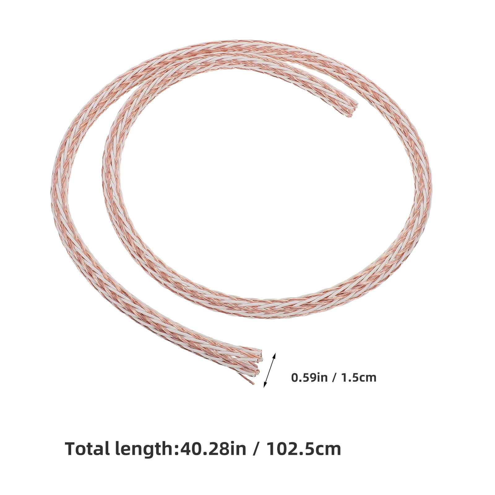 WRISTBIQUE Copper Speaker Wire Audio Cable for Home Audio Systems High Fidelity Sound Connection 16 Gauge