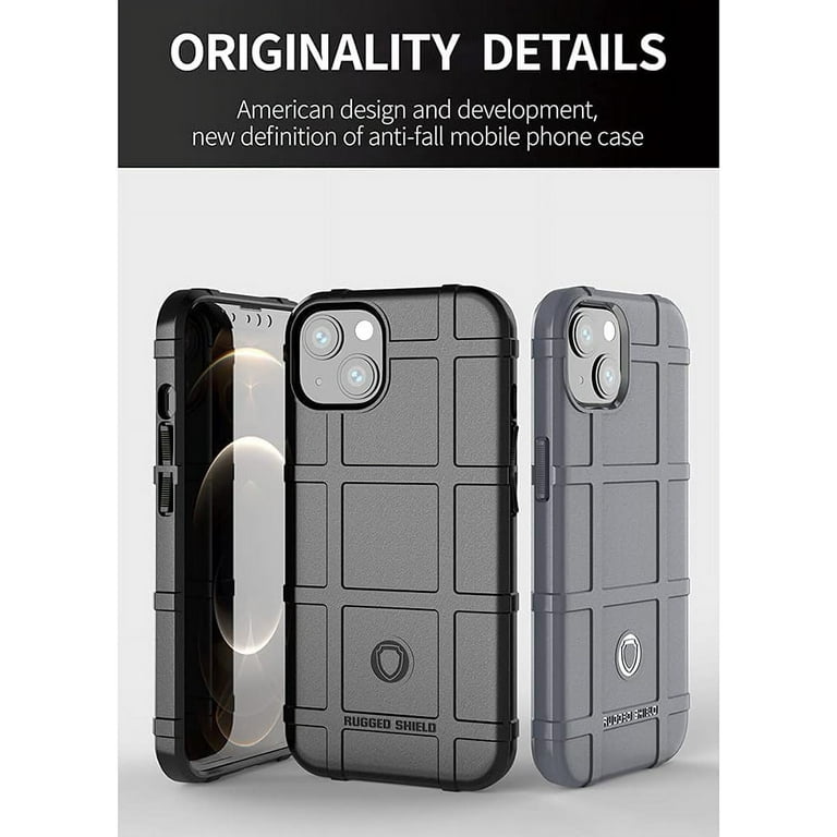Phone Case for iPhone 13,Rugged Shield Slim Case with Military Grade Shockproof,Drop-Tested and Camera Lens Protection Cover for iPhone 13 (6.1) HD Black - Walmart.com Phone Case for iPhone 13,Rugged Shield Slim Case with Military Grade Shockproof,Drop-Tested and Camera Lens Protection Cover for iPhone 13 (6.1) HD Black - Walmart.com