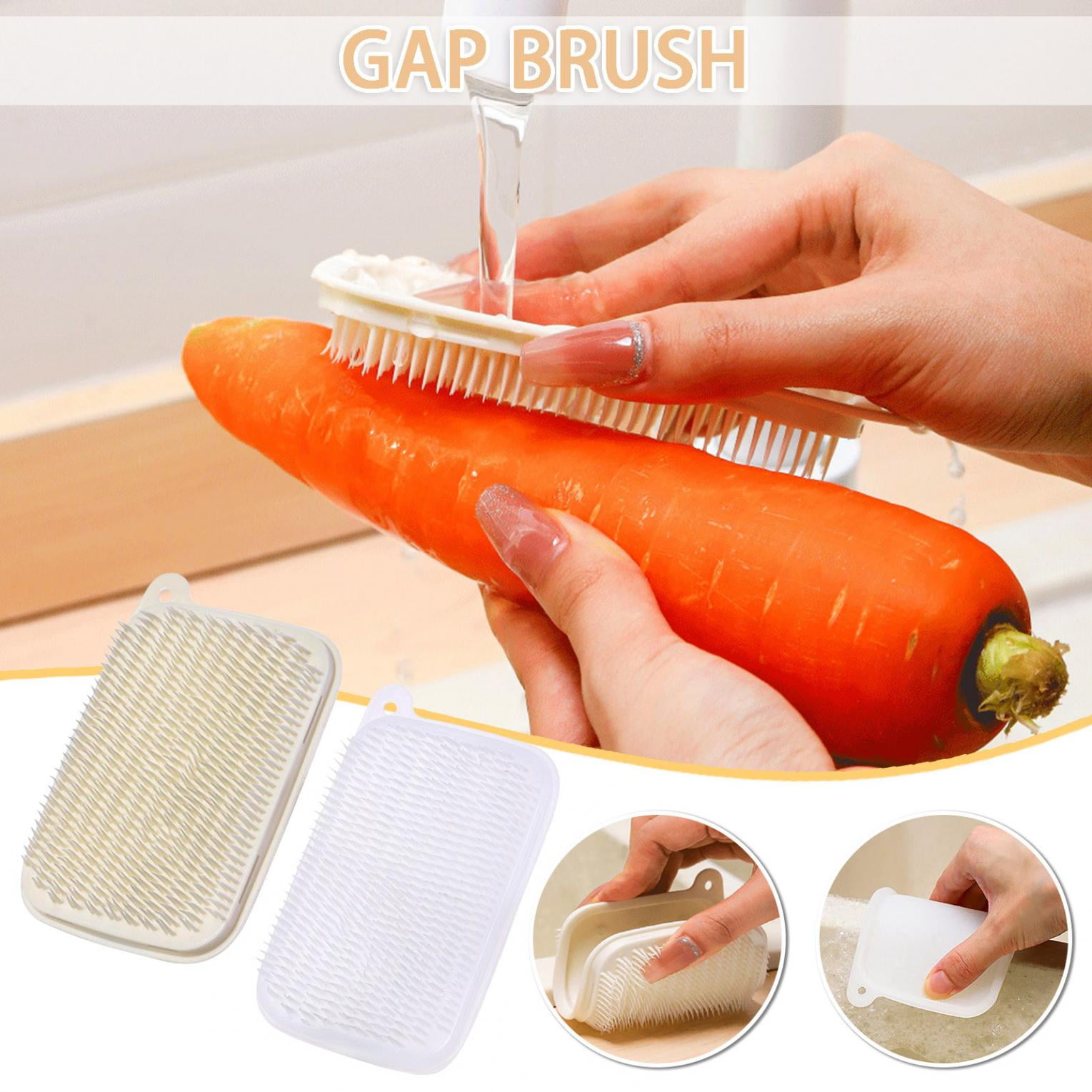 1pc Fruit & Vegetable Cleaning Brush For Kitchen Pots