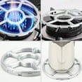 2 Pcs Gas Stove Auxiliary Rack Work on Cooker Brackets Wok for Milk Pot