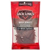 Jack Links 100% Beef Peppered Beef Jerky 10oz Resealable Bag