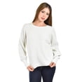 thumbnail image 4 of Suéter de punto con brillo Roman Fashion /Juvenil, 9388 (Blanco) blanco EG, 4 of 5