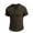 ZA-Green henley shirts for men, variant on DIOAZUD Striped Henley Shirts for Men Button Short Sleeve T-Shirts Lightweight Comfy Summer Tshirts for Business Casual Green XL