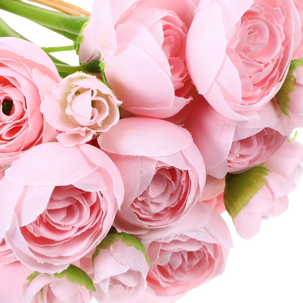 WEUVEB Ramo Falso Decorativo Rosa Con Detalles Para En Casa Y Eventos