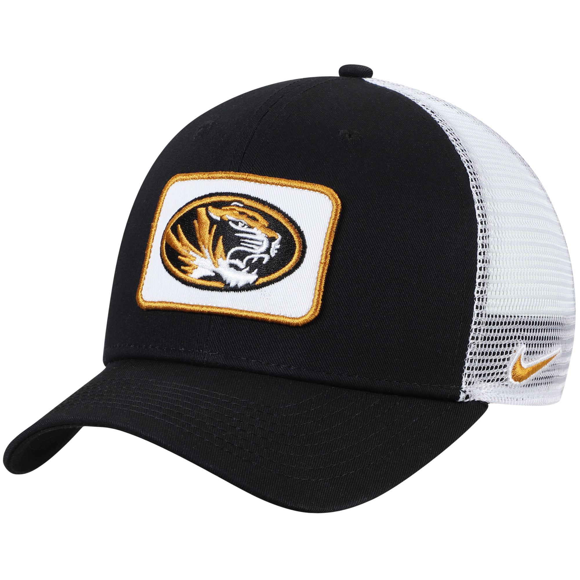 Tiger hat Trucker Hat Mesh Hat  Snap Back Hat black