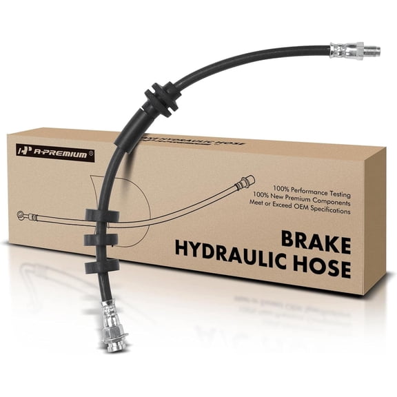 A-Premium Front Driver or Passenger Brake Hydraulic Hose Compatible with Select Dodge and Chrysler Models - Dart 2014-2016, 200 2015-2017 - Replace# 68213497AC