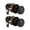 Matte Black-Passage-2, variant on Black Door Knobs Interior Matte Keyless For Bedroom Bathroom Bulk Indoor Knob(6 Pack Black)