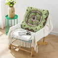 thumbnail image 2 of Vintage Mandala Floor Pillow&nbsp;– 22x22 Inch Meditation Cushion, Artistic Spiritual Mandala, Supportive for Back Pain Relief, 2 of 7