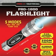 Pro-4 Tactical Ultra Bright LED Tactical Flashlight, Silver