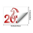 thumbnail image 3 of Linnome 2026 Year Of The Horse Decorative Wall Stickers Festive Adhesive Decals For Spring Festival Home Decoration, 3 of 6