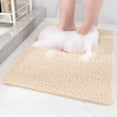 thumbnail image 1 of Alfombrilla antideslizante para bañera Hargiis, 40 x 16 cm, PVC, color beige, 1 of 6
