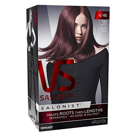 Vidal Sassoon Salonist Hair Colour Permanent Color Kit 4 46 Dark