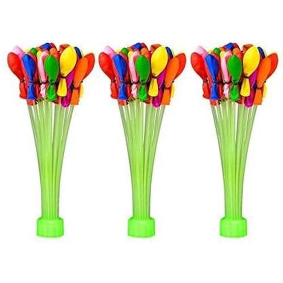 Self-Sealing Water Balloons Pack of 2 with Quick Fill Connector, 222 Balloons for Outdoor Summer Water Fun