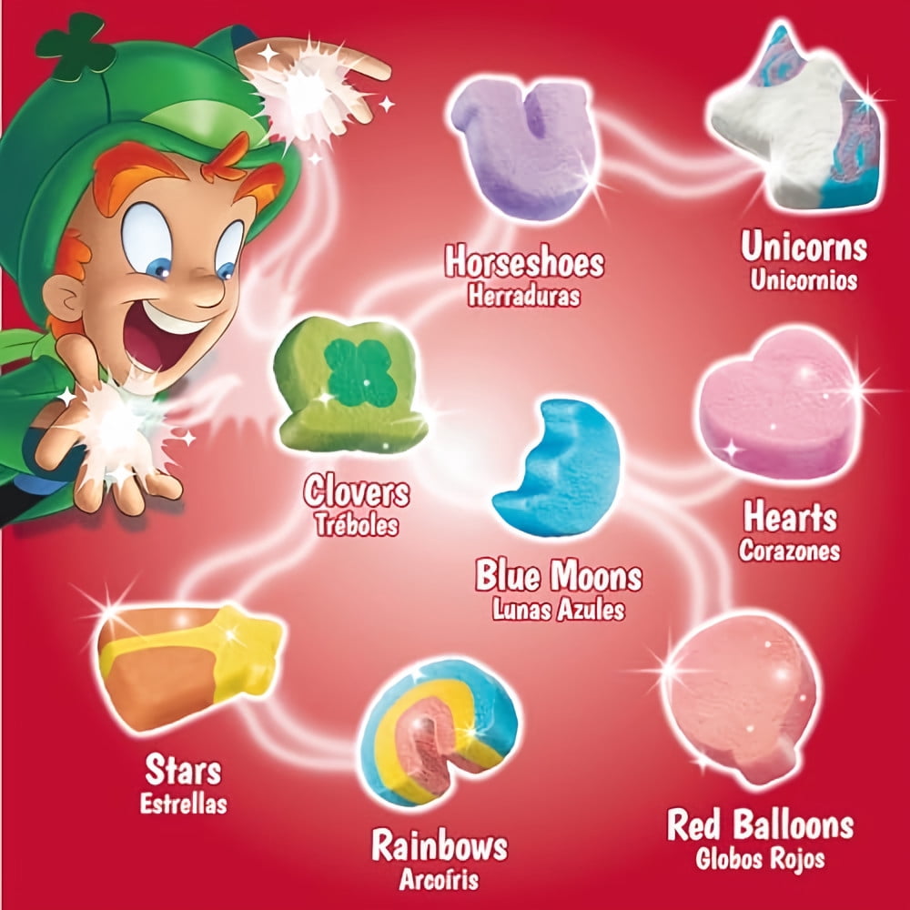 Lucky Charms Breakfast Cereal 18.6 oz (Pack of 17)