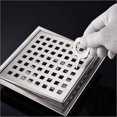 thumbnail image 4 of Drenaje De Piso 1 Uds Drenaje De Acero Inoxidable 15Cm * 15Cm Filtro Cuadrado Desodorante Antirretorno Fugas De Agua 15Cmb, 4 of 5