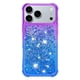 thumbnail image 2 of For iPhone 17 Pro Max TPU Case Gradient Quicksand Phone Back Cover - Pink+Sky Blue, 2 of 5