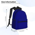 thumbnail image 2 of Pofeuu Navy Print Laptop Backpack Travel Canvas Backpack for School Lightweight and Comfortable Backpack College Backpack Schoolbag, 2 of 6