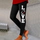 thumbnail image 1 of MKLEKYY Leggings estampados para mujer, leggings deportivos de yoga de control, leggings de cintura alta 4244, 1 of 3