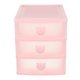thumbnail image 1 of WEUVEB Cajonera Plástica Rosa Para Escritorio Organizador Estable Y Fácil De Limpiar, 1 of 6