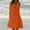 Style1-Orange dresses for women, variant on Mceream Summer Dresses for Women Plus Size Casual Crew Neck A Line Dress Sleeveless Swing Mini Beach Vacation Dresses Pleated Boho Sundress Wine XL