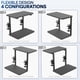 thumbnail image 4 of Estantería VIVO Clamp-on flexible de 2 niveles, 40 cm, color negro, 4 of 9
