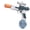 Orange, variant on Transparent Electric Automatic Water Spray Blaster, Drum Mag Water Blaster for Summer Outdoor Game