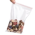 thumbnail image 5 of 100pc Plastic Zip Lock Bags Resealable Packaging Bags Top Seal Self Seal Bag Rectangle Clear, 5 of 6