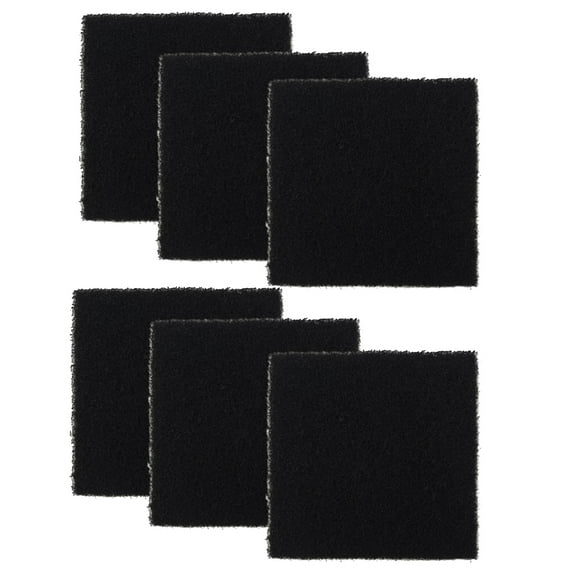 Qzbhct 6 Pack Activated Carbon Filters Compatible with Hakko Xytronic Aoyue Smoke Absorber, 5 1/8 Inch x 5 1/8 Inch Solder Extractor Filter