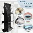 thumbnail image 4 of Multi Pocket Storage Handbags Organizer - Hanging Wardrobe Closet Organizer Handbag Storage Organizer Women Stuff - Closet Storage Wardrobe Organizer Purses and Handbags Organizing Closet Containers…, 4 of 5