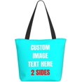 thumbnail image 3 of Custom Tote Bag With Logo Photo, Custom Bag, Personalized Shopping Bags Reusable Grocery Bags Bulk For Work Travel Gifts, 3 of 8