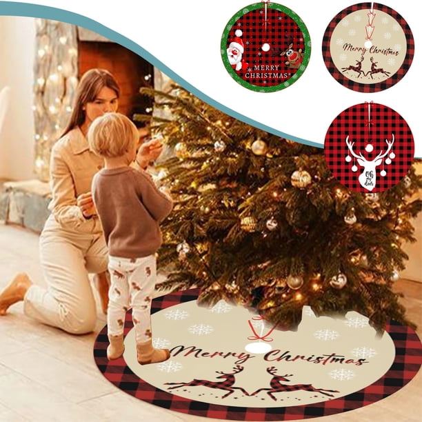 Xihbxyly Almacén.Ofertas Falda para Árbol de Navidad, Papá Noel, Vacancies de Navidad, Falda para Árbol de Navidad, para Decoraciones Navideñas, Falda para Fiesta de Navidad, Año Nuevo, Decoración pa