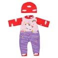 thumbnail image 5 of AlevRam 6 Pack 18 inch Doll Clothes Set – Summer Dress Outfit for 18 inch Dolls with Bunny and Cat Swimsuits, Unicorn Rompers, Bird Cloud and Floral Print Dresses – Fits for 18 inch Dolls, 5 of 7