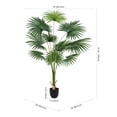 thumbnail image 3 of SAFAVIEH Faux Palm 72"Potted Tree, Green, 3 of 7