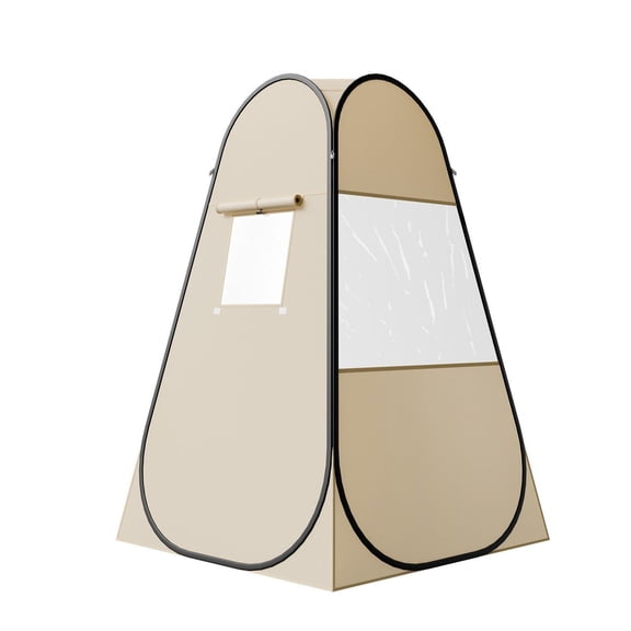 Clear Pop Up Sports Tent, 47x47 inch Bubble Tent for 1 Person, Waterproof Outdoor Pod with Floor Mat & Cover - Camping, Fishing, Events