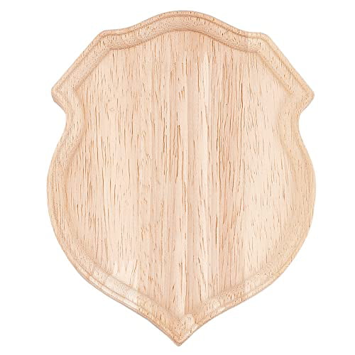  3 Pcs Unfinished Wood Shield Plaque 12 x 16 x 0.75 Inch Wood  Blanks for Crafts Unfinished Wood Crafts Solid Wooden Blank Signboards for  Painting Carving Burning Mounting Valentine's Day Decoration