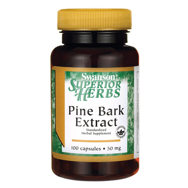 Swanson Pine Bark Extract 50 mg 100 Capsules