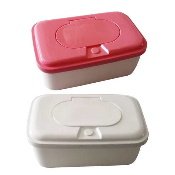 STCELLNMEX 2pcs Wipes Dispenser Wipe Holder Wet Wipes Dispenser Wipes Box Case Tissue Box