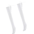 thumbnail image 4 of de material cuero PU para mujer 1: 6, modelo de botas de para de mujer , Blanco Hugo Botas de figuras de acción, 4 of 9