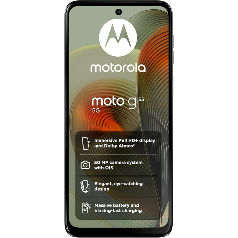 Lenovo Moto G55 グリーン 8+256G Motorola Moto G55 5G Forest Grey 256GB + 8GB Dual-SIM