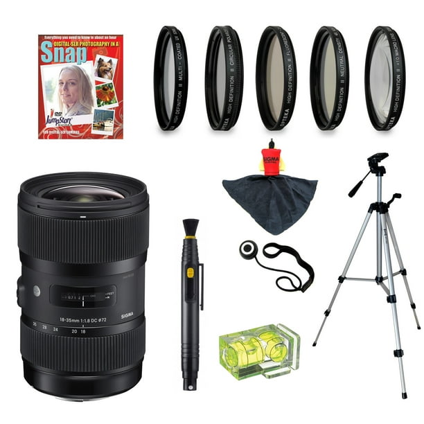 Sigma 18 35mm F1 8 Dc Hsm Art Lens With Uv Cpl Fld Nd4 10