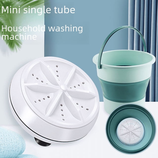 Lavadora de turbina multifuncional, mini lavadora portátil de doble turbina, para viajes de negocios, alquiler en el hogar, lavadora automática de calcetines