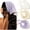 Floral Lace (Purple + Yellow + White), variant on AWAYTR 3Pcs Floral Hair Bandanas Chiffon Head Kerchief Women Boho Hair Scarf Headband Triangle Head Scarf