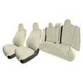thumbnail image 1 of For 2017-2024 Tesla Model 3 FH Group Neoprene Waterproof Custom Fit Car Seat Covers Solid Beige - Full Set, 1 of 10