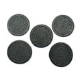 thumbnail image 3 of HILABEE 5 Pieces 1/64 Manhole Cover Models for Hobbyists Diorama Layout Display Prop Styled A, 3 of 9