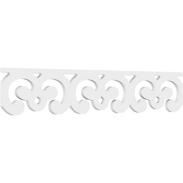 Ekena Millwork RUNP08X0625X48MRN 8 x 48 Po Pas 0,62 Po Marona Architecture Grade PVC Course Garniture