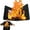 1 Pcs, variant on Fire Wallet Magic Trick, Flaming Wallet, PU Leather Billfold That Lights On Fire for Stage and Street Shows, Professional Trick for Magicians, Magic Enthusiasts & Adults