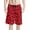 Red Black Bat Pattern, variant on Binienty Quick Dry Men's Swim Trunks, Gothic Bat Print Men's Board Shorts Breathable Men's Beach Shorts, Elastic Waist Personalized
