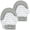 Gray, variant on Teethee Mitt - Hearts - 2 Pack