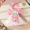 thumbnail image 2 of Piomll Outfits For Girls Sets Romper Dress Valentines St Patricks Easter Ruffle Bodysuit Jumpsuits Kids Outfits, 2 of 8